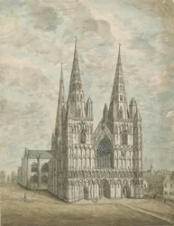 Lichfield Kathedraal - Westelijke Voorzijde