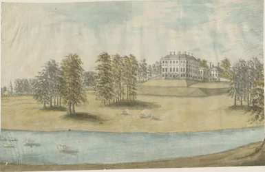 Patshull House: aquarel schilderij, nd [1790s]