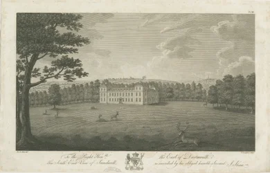 Sandwell Park - Hal: gravure, nd [1762-1798]