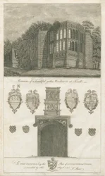 Tixall Hall - Gotisch Raam en Heraldieke Oudheden
