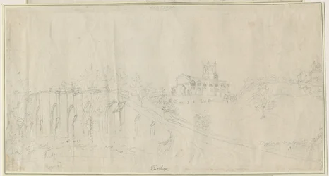 Tutbury Kerk en Kasteel - Noordoost Uitzicht