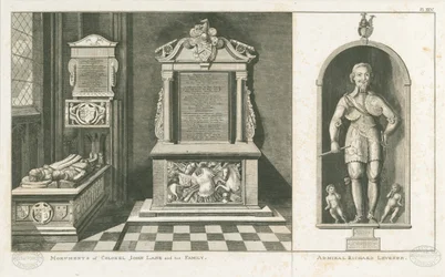 Wolverhampton - Monumenten van Kolonel John Lane en Admiraal Richard Leveson