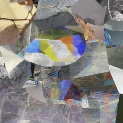 Abstracte viscollage