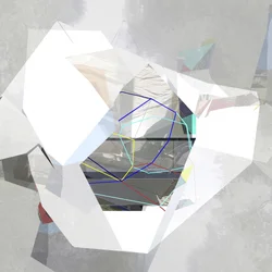 Abstracte geometrische lichtlandschap