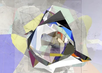 Geometrische lagen – Abstract