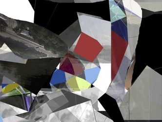 Moderne abstracte collage
