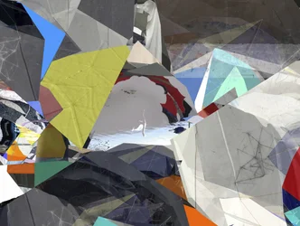 Levendige geometrische fragmenten