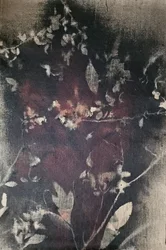 Vintage botanische vervaging