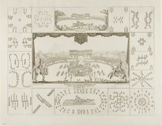 Carrousel voor Ferdinand II, hertog van Toscane