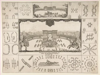 Carrousel in Florence voor het huwelijk van groothertog Ferdinand II, 1637