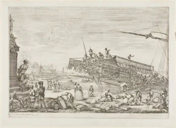 Het veranderen van een galei van de Orde van Sint Stefanus