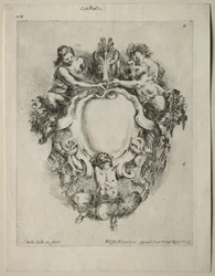 Collectie van Verschillende Caprices en Nieuwe Ontwerpen van Cartouches en Ornamenten: Nr. 11