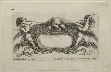 Collectie van Verschillende Caprices en Nieuwe Ontwerpen van Cartouches en Ornamenten: No 15