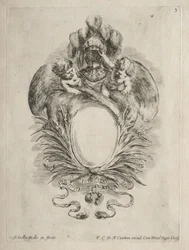 Collectie van verschillende grillen en nieuwe ontwerpen van cartouches en ornamenten: nr. 5