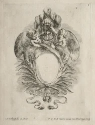 Collectie van Verschillende Caprices en Nieuwe Ontwerpen van Cartouches en Ornamenten: Nr. 5