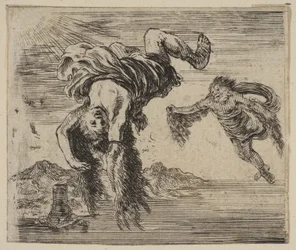 Daedalus en Icarus, uit Spel van Mythologie, 1644