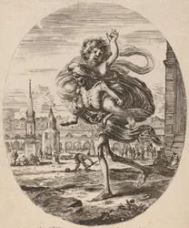 Dood die een Kind naar Links Draagt, waarschijnlijk 1648