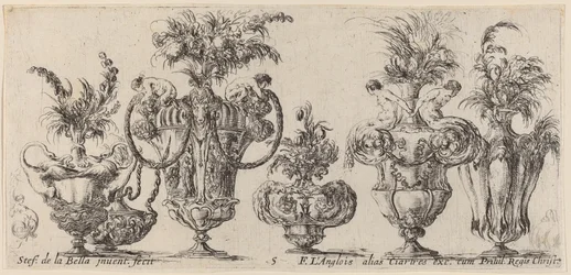 Fantastische vazen, waarschijnlijk 1646