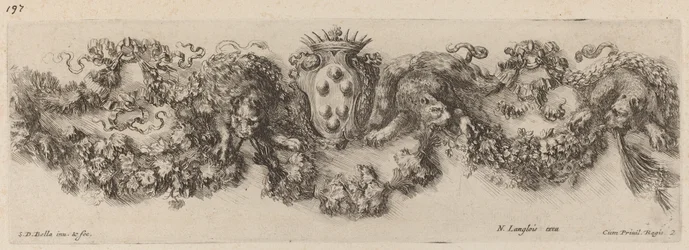 Feston met Medici Wapen, waarschijnlijk 1648