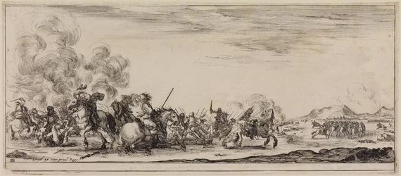Vrede en oorlog (Et pace et bello): ruitergevecht