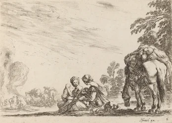 Zigeuners in rust, 1642