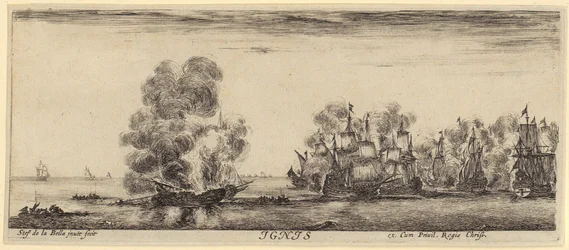 Ignis (Vuur), blad 4 uit de reeks "De vier elementen"