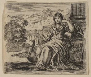 Juno, uit Spel van Mythologie Jeu de la Mythologie, 1644