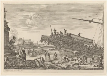 Een schip laden