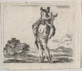 Mercurius, uit het spel van Mythologie Jeu de la Mythologie, 1644