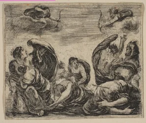 Niobe, uit Spel van Mythologie Jeu de la Mythologie