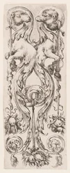 Plaat, uit Ornamenti o Grottesche (Ornamenten of Grotesken)