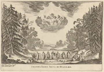 Tweede scène Selva di Diana