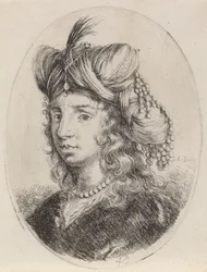 Sultane Versierd met Parels, Naar Links Gekeerd, 1649-1650