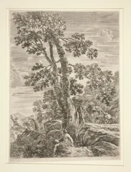 De visser, uit de serie Vier grote landschappen