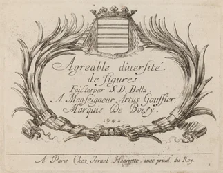 Titelpagina voor "Agreable diversite de figures"