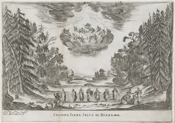 Tweede scène: het bos van Diana