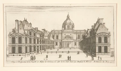 Veue et Perspective de la Chapelle et Maison de Sorbonne