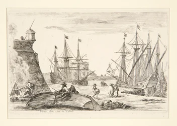 Uitzicht op een Hoek van Calais (Vue d)