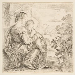 Maagd en Christus Kind, 1641
