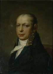 Portret van de architect Andreyan Adrian D. Zakharov 1761-1811, ca. 1804