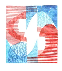 1961 III, 2016 (linoleumsnede op papier)