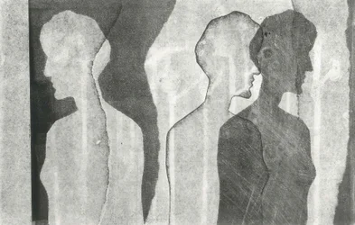 Tranen die ik bloedde VIII, 2016 (monoprint op papier)