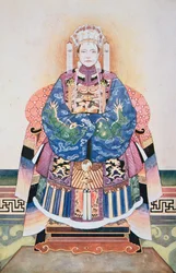 Tzu-Hsi, naar een Chinese tekening