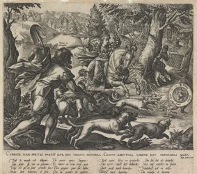Een allegorische jacht, 1578