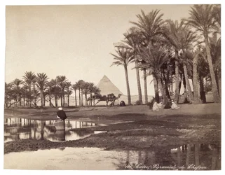 Piramide in Egypte, ca. 1900