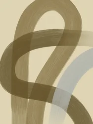 Abstracte vloeiende rondingen