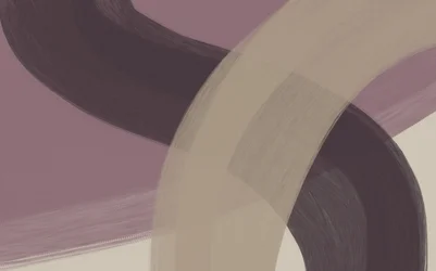 Ingetogen abstracte rondingen