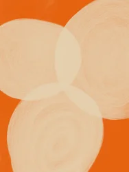 Rustige oranje vormen