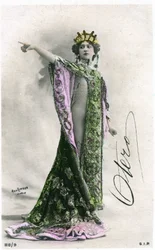 De mooie Otero, ansichtkaart begin 20e eeuw. (foto)