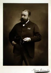 Harry Furniss (1854-1925), illustrator en karikaturist, portretfoto
